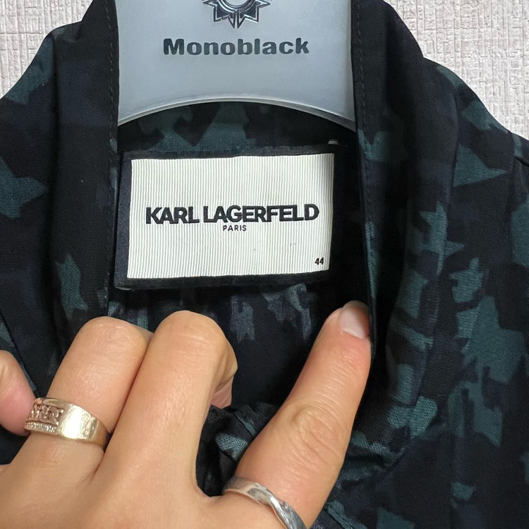 칼라거펠트 프릴 롱원피스(55) 이미지