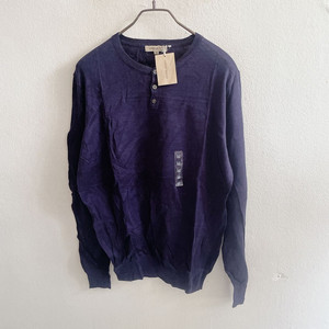 남성M) 미착용 유니클로 린넨 혼방 니트