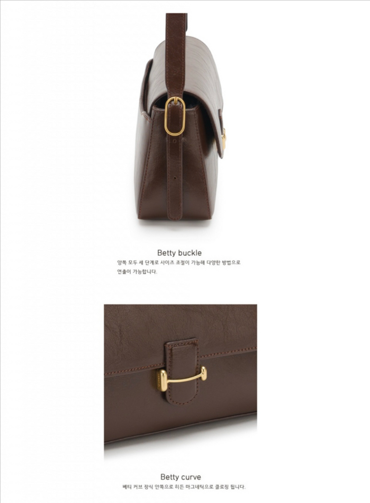 [새상품] 드메리엘 베티백 탄브라운 Demeriel 이미지