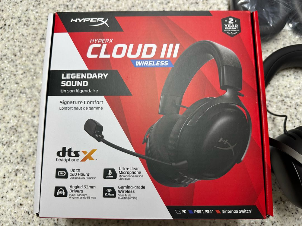 HyperX Cloud III Wireless 하이퍼X 클라우드3 무선 게이밍 헤드셋--8