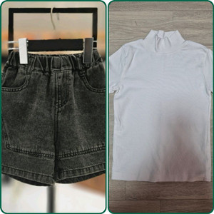 아베끄뚜아,데님팬츠 100 / 반폴라 100