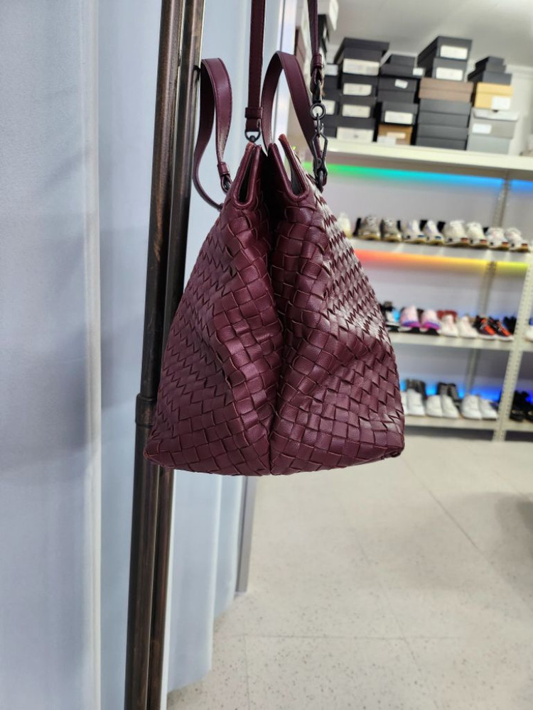 보테가베네타 인트레치아토 라지 탑핸들 투웨이백 이미지