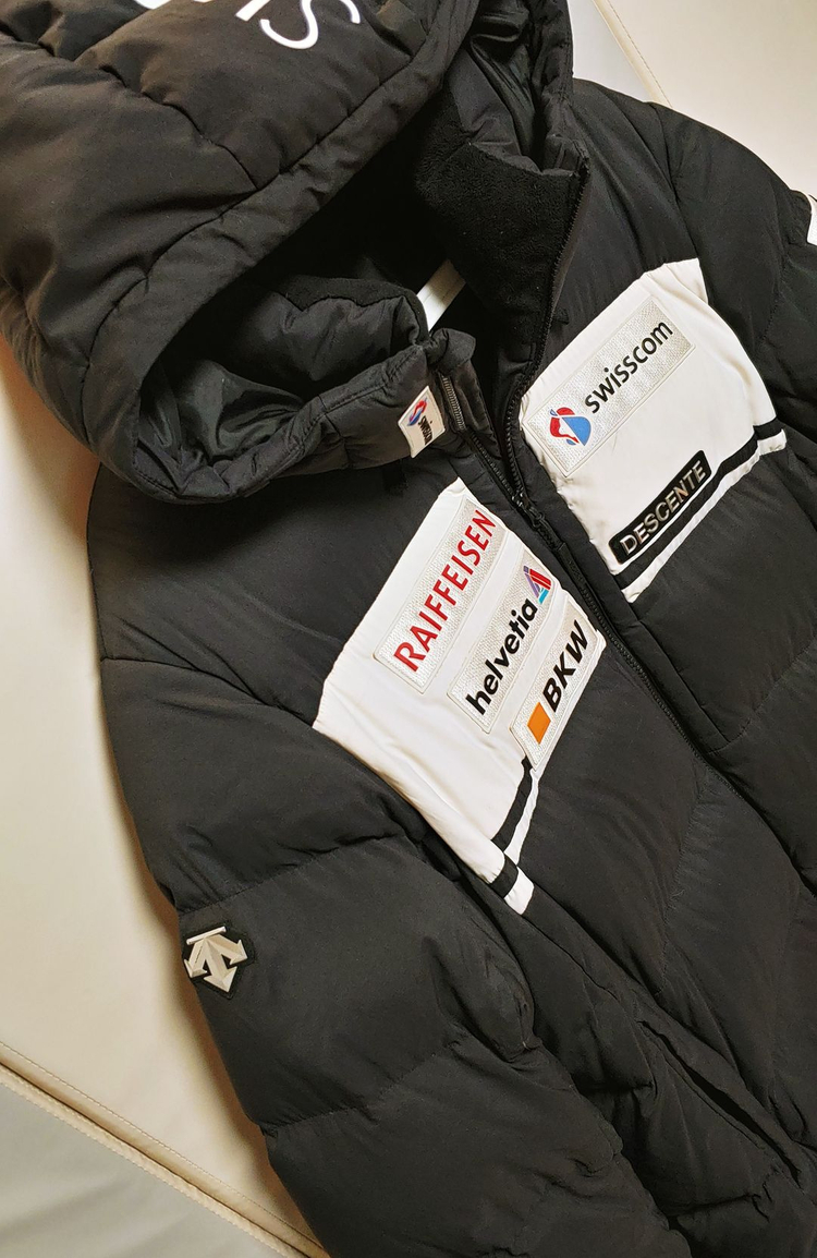 [3XL] 데상트 아우디 롱패딩점퍼 블랙1499 이미지