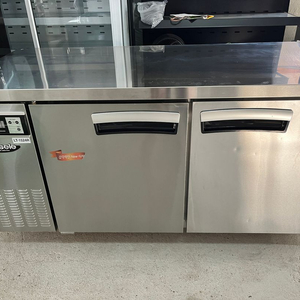 라셀르 테이블냉장고 카페작업대냉장고 1500 2도어 올스텐 간냉식 업소용 중고
