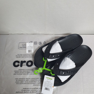 크록스 바야2 플립플랍 블랙 290mm 새상품 빅사이즈 쪼리