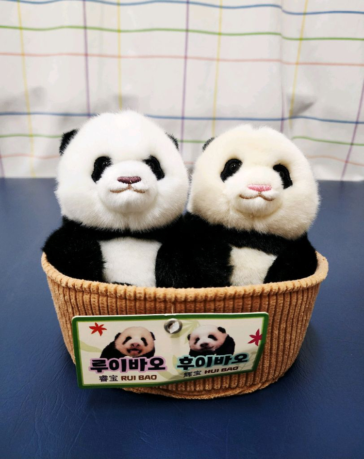 에버랜드 정품 루이후이 바구니쏙 인형--1