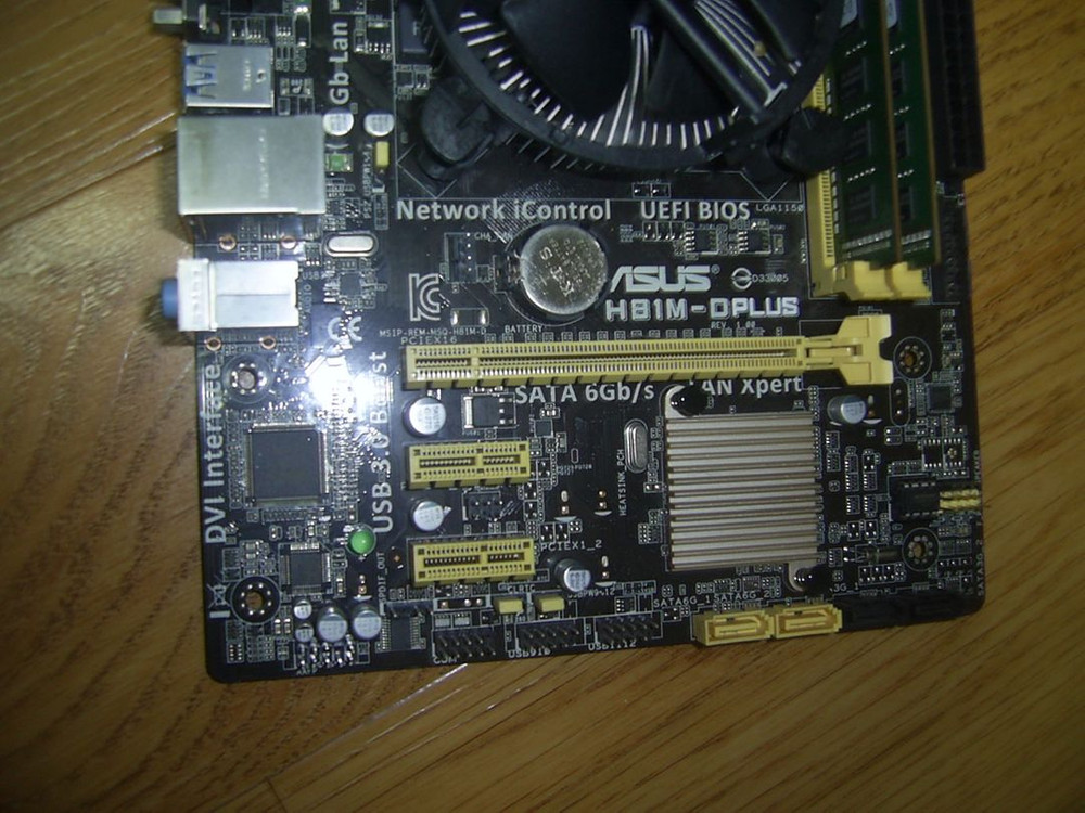 ASUS H81 메인보드 + CPU i5 4460 쿨러 세트--3