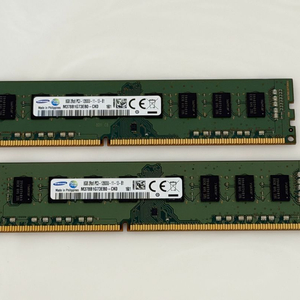 데스크탑용 DDR3 12800 삼성 16GB (8GB x 2) 램 판매합니다.