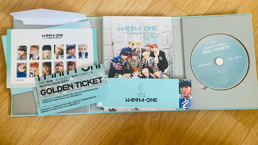 박지훈 버전 워너원앨범 앨범2종 이미지