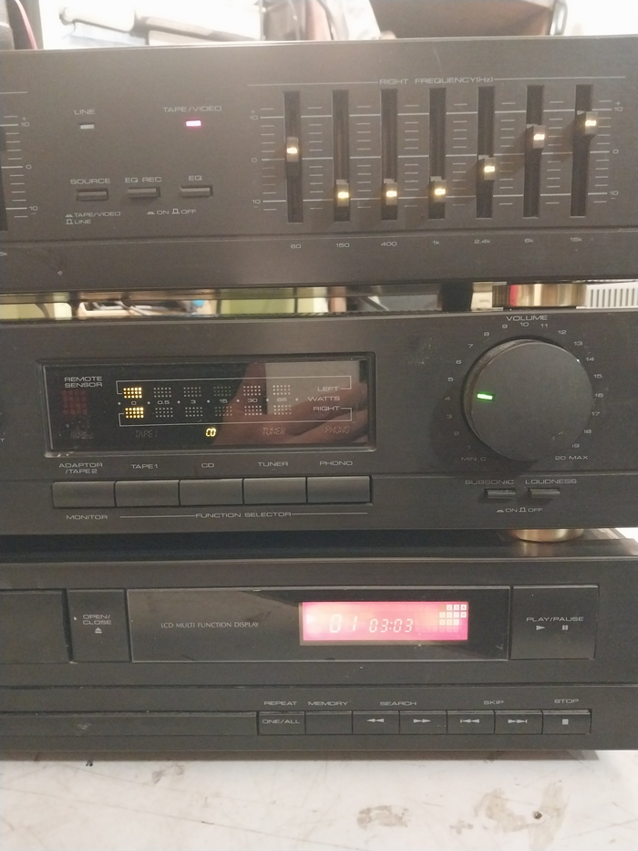 기괴하지만 정상작동하는 롯데 LA-308 포노 이큐 앰프 이미지