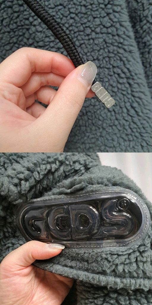 GCDS 포켓 퍼 뽀글이 아노락 후드 자켓--4