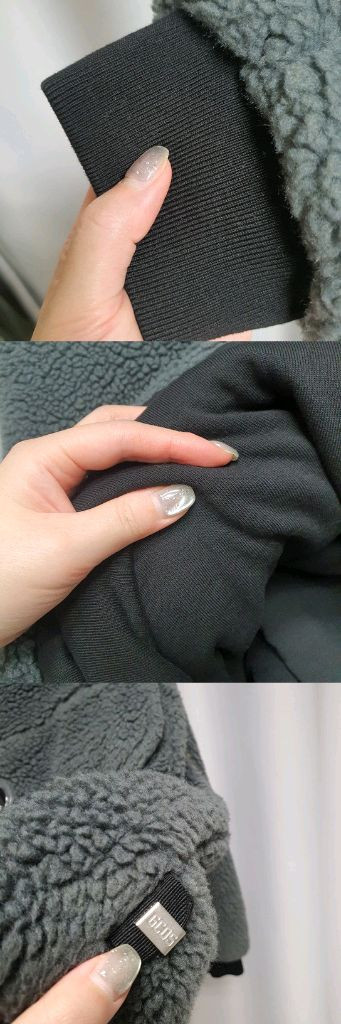 GCDS 포켓 퍼 뽀글이 아노락 후드 자켓--6