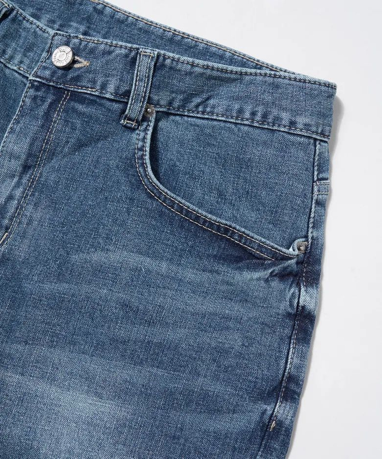 [새상품] 남성 하프크라이즈 청바지 데님 팬츠--2