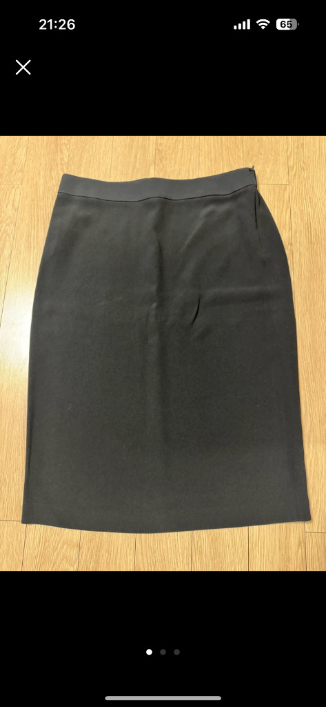 르베이지 블랙 스커트--3