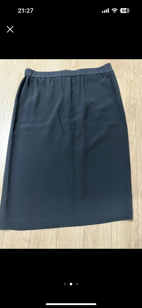 르베이지 블랙 스커트--4