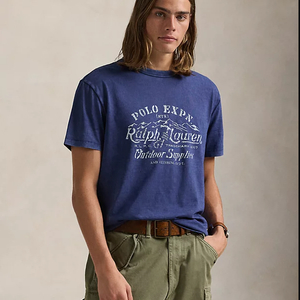 폴로 컨트리 클래식핏 그래픽 티셔츠 / 네이비 / L