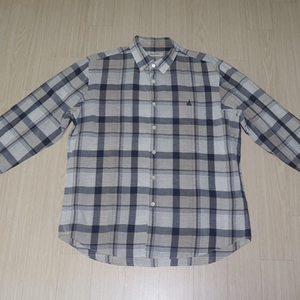 (105)A306. 빈폴/네이비그레이 린넨체크셔츠 이미지