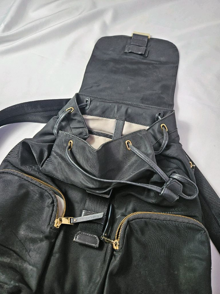 TUMI 투미 보야져 리바스 백팩 가방 리얼레더 금장 이미지