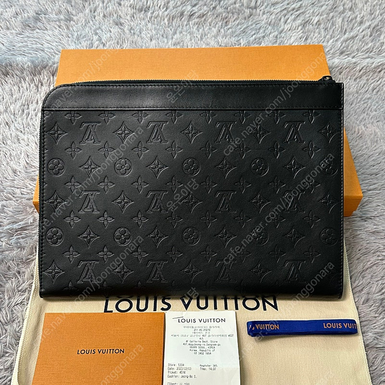 [풀구성] 루이비통 이클립스 쉐도우 도큐먼트 포쉐트 주르 클러치--1