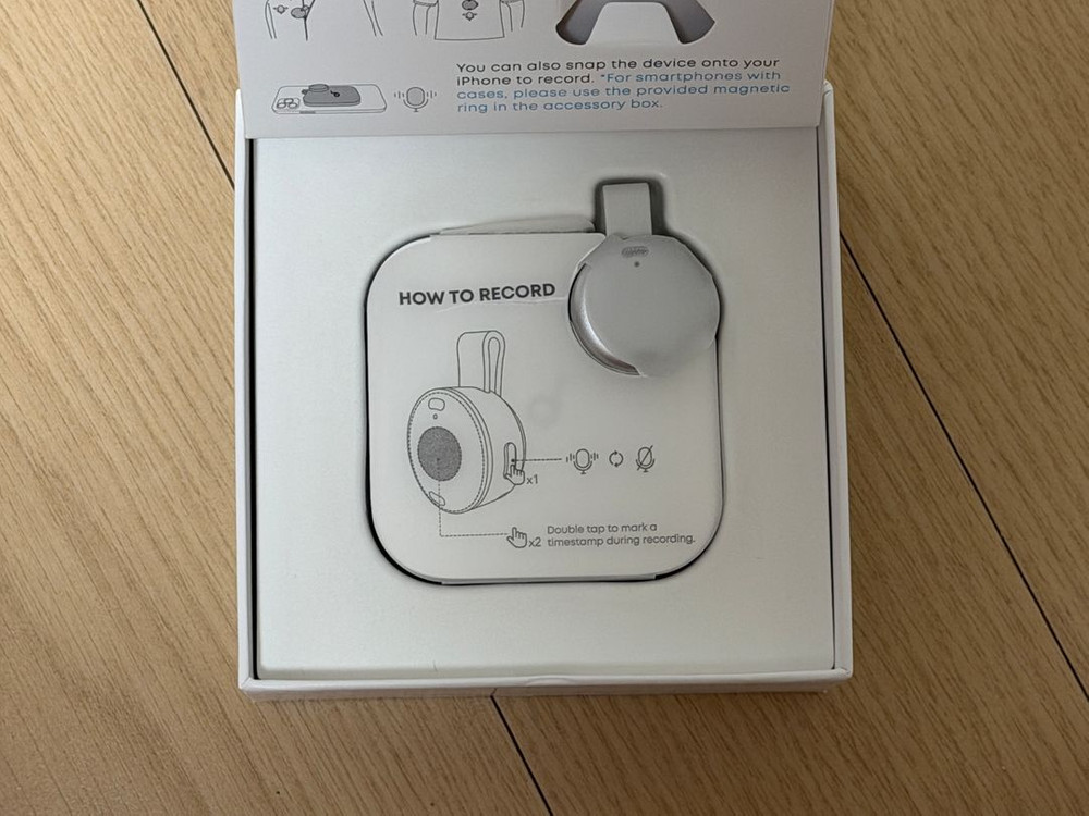 [풀박스] 앤커 사운드코어 워크 AI녹음기 보이스레코더 팝니다--1