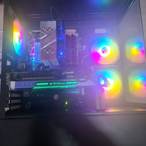 PC 데스크탑 컴퓨터 반본체 이미지