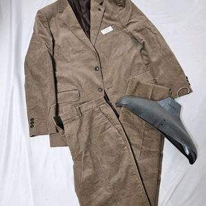 (새상품) 파크랜드 몰스킨 스웨이드 블레이저 슬랙스 정장 세트 셋업105 이미지