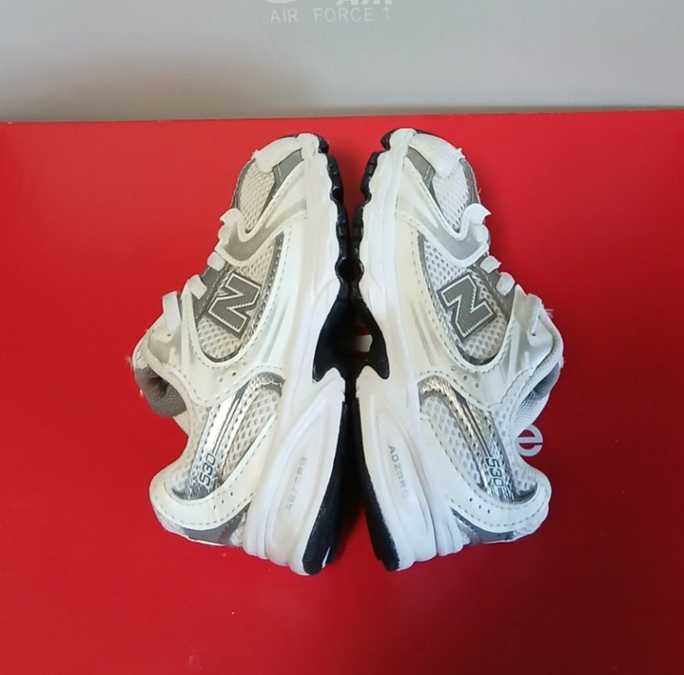 뉴발란스키즈 530 AD135 화이트 스틸 운동화 24년--3