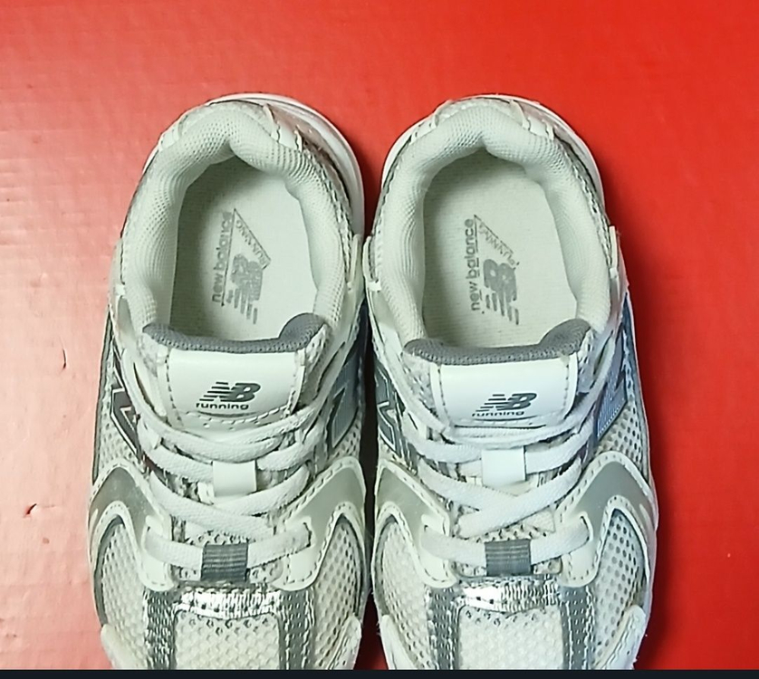 뉴발란스키즈 530 AD135 화이트 스틸 운동화 24년--4