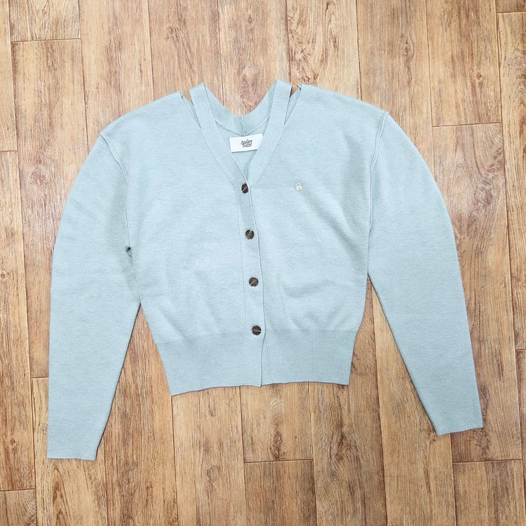 아틀리에나인(Atelier Nain) 로웰 컷아웃 니트가디건 프리사이즈--4