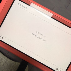 닌텐도 스위치 라이트 모동숲 에디션 이미지