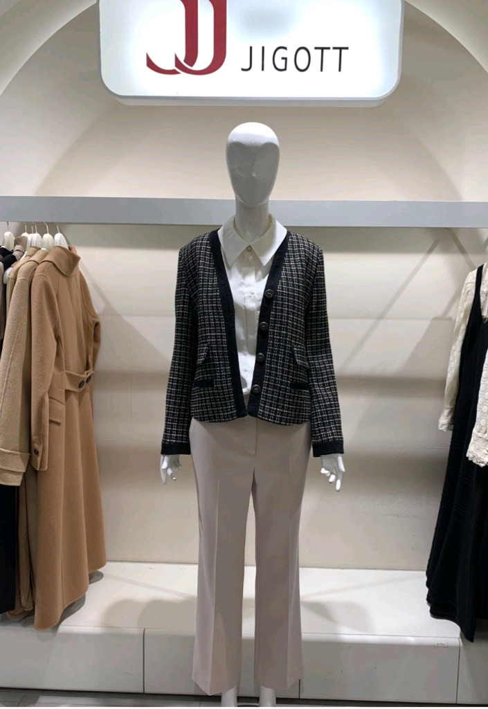 JJ지고트 ( jj ro) 트위드 재킷 55--2