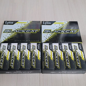 (새상품) Lynx 링스 블랙캣 골프공 옐로우 24구 이미지