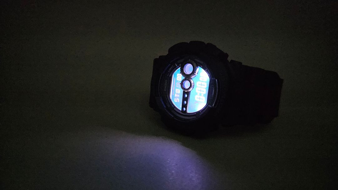 카시오 지샥 GD-100 블랙--8