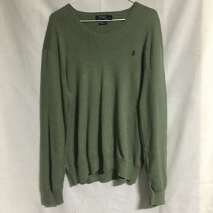 폴로 랄프로렌 여성 브이넥 니트 M