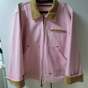 무신사 라퍼지 포우먼 워크자켓 봄자켓 워싱자켓 핑크 S 5566