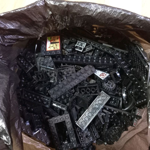 레고 벌크 검정1100g 이미지