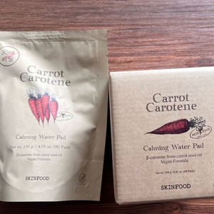 새상품 스킨푸드 당근패드 본품+리필