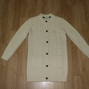 (55)1451. 빈폴/아이보리 체인가디건