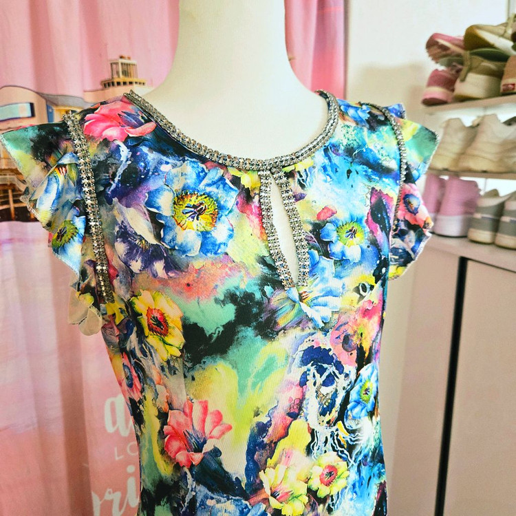 자체제작 수체화 스톤 원피스--1