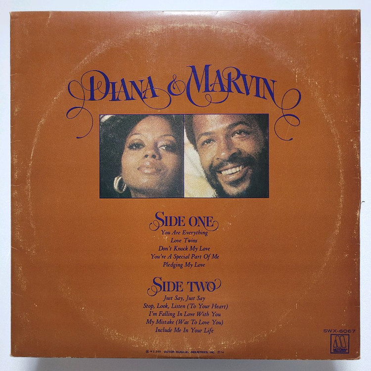 (일본/LP) 다이아나 로스 & 마빈 게이 Diana Ross & Marvin Gaye--1