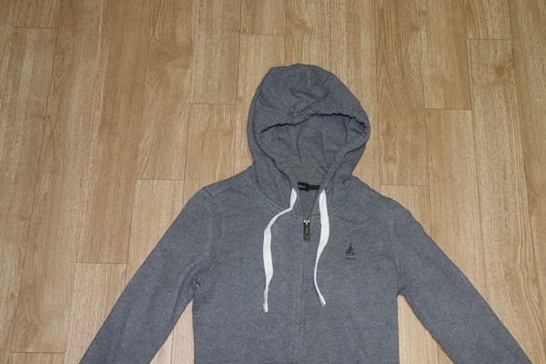 (55)1453. 빈폴진/그레이 후드집업--2