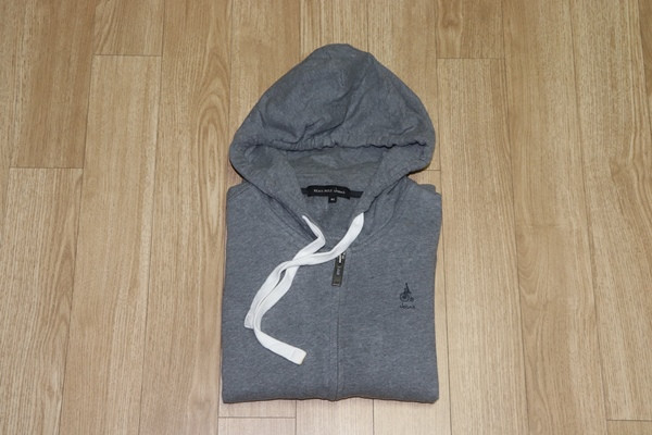 (55)1453. 빈폴진/그레이 후드집업--7