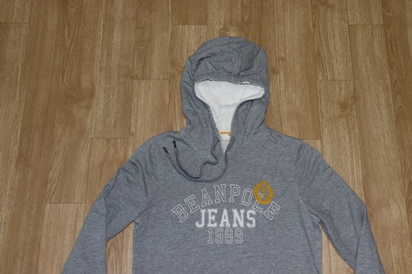 (55) 1440. 빈폴/그레이 후드티셔츠--1