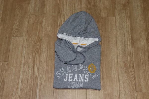 (55) 1440. 빈폴/그레이 후드티셔츠--5