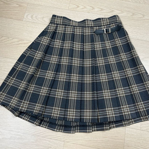 커먼유니크 체크 플리츠스커트 이미지