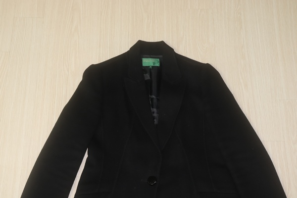 (55)A1509. 베네통/블랙 울코트--3