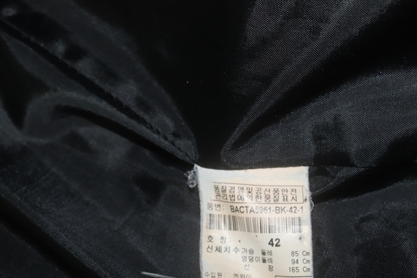(55)A1509. 베네통/블랙 울코트--8
