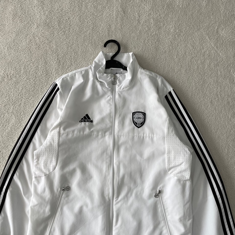 XL 아디다스 퓨어 화이트 트랙탑 흰검 자켓 105 져지 이미지
