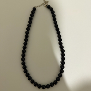 블랙 오닉스 목걸이 팝니다