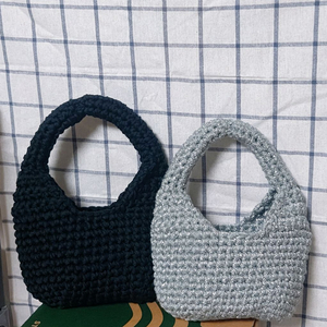 뜨개질 여름 미니백 핸드메이드